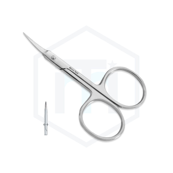 Cuticle Scissors Euro Screw Curved