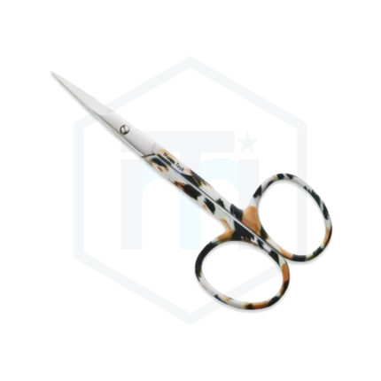 Cuticle Scissors Euro Screw Curved Paper Coated
