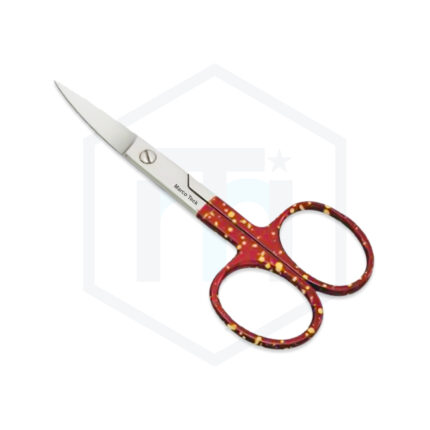 Cuticle Scissors Euro Screw Curved Color Coated