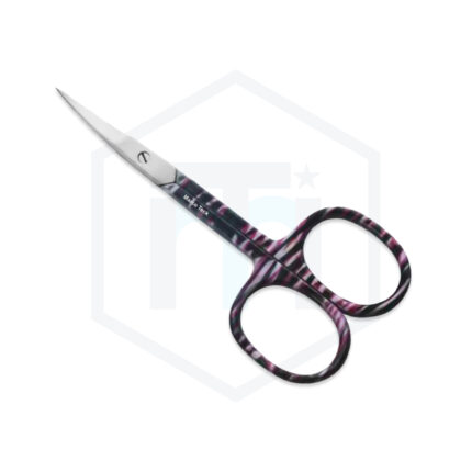Cuticle Scissors Euro Screw Curved Paper Coated